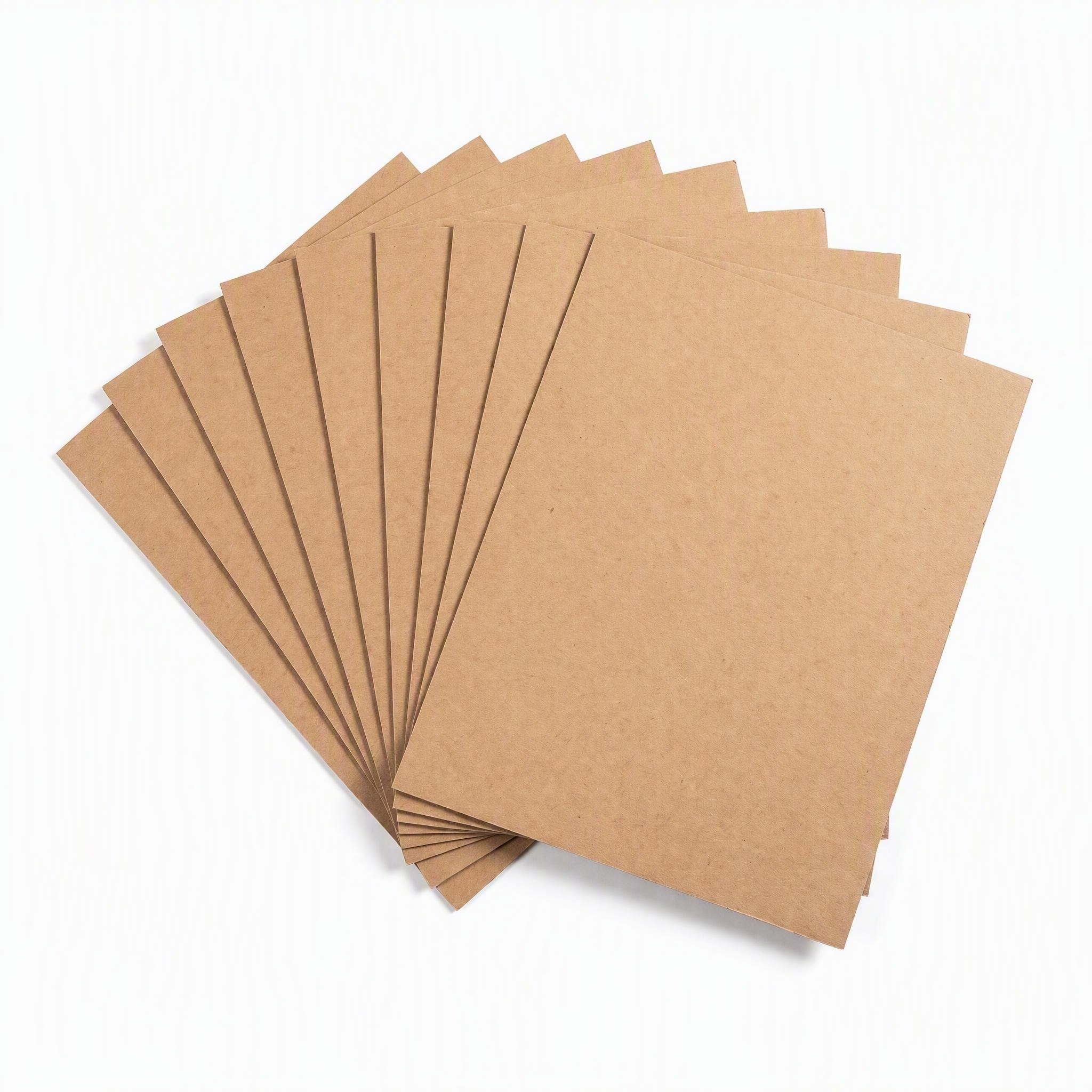 Kraft paper and board in sheets or reels