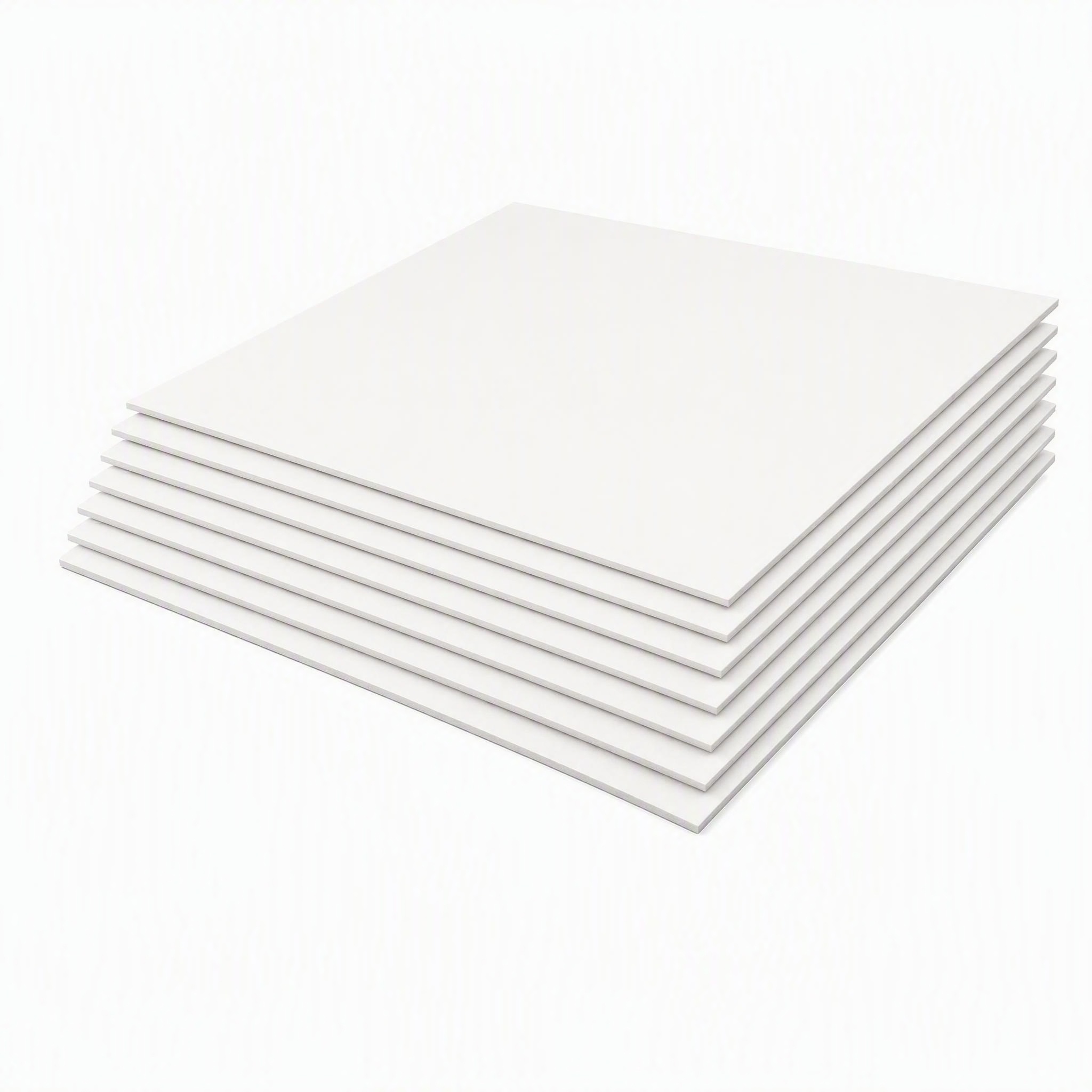 White cardboard for printed packaging and tags